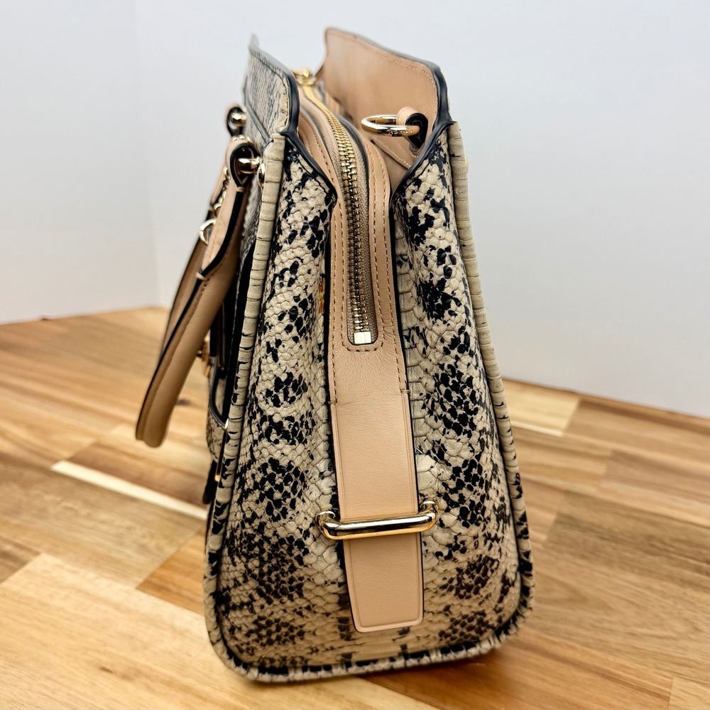 Coach Swagger Exotic Python Snake Leather Satchel… - image 5